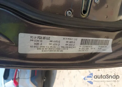 2016 Dodge Dart Sxt z USA, uszkodzony, nr VIN 1C3CDFBB8GD701718